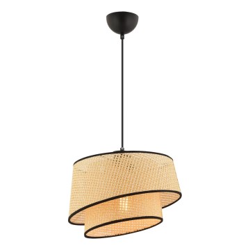 BARETTE pendellampe 1xE27/60W/230V beige/sort