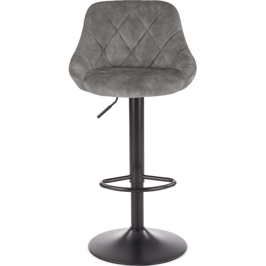 Barstol 106x47 cm grå/sort