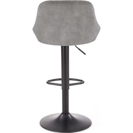Barstol 106x47 cm grå/sort