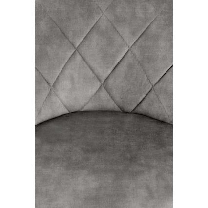 Barstol 106x47 cm grå/sort