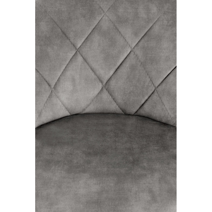 Barstol 106x47 cm grå/sort