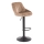 Barstol 106x47 cm sort/brun