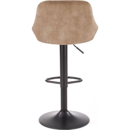 Barstol 106x47 cm sort/brun