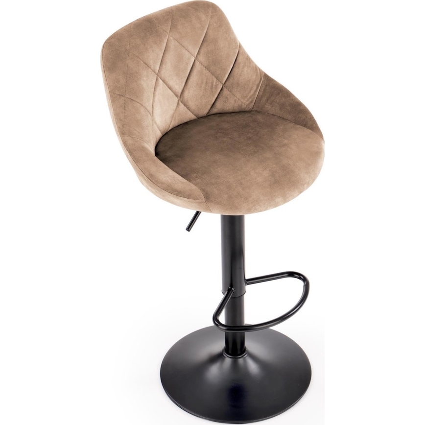 Barstol 106x47 cm sort/brun