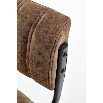 Barstol 109x46 cm sort/brun
