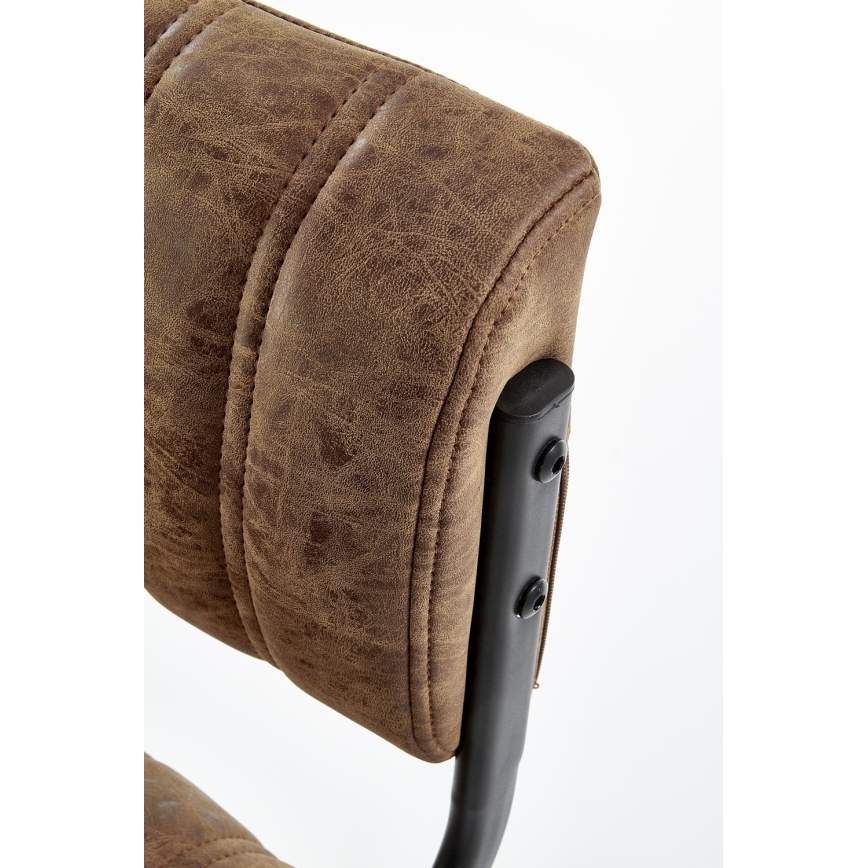 Barstol 109x46 cm sort/brun
