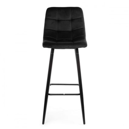 Barstole 2 stk. HOKER 105x44 cm sort