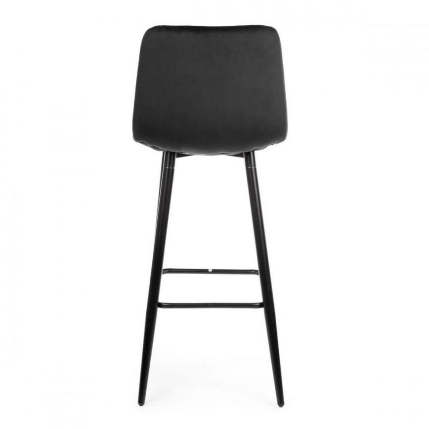 Barstole 2 stk. HOKER 105x44 cm sort