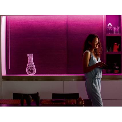 Basissæt LED lysbånd Philips Hue White And Color Ambiance LightStrips 2 m