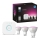 Basissæt Philips Hue WHITE AND COLOR AMBIANCE 3xGU10/5,7W/230V 2000-6500K + en enhed til at tilslutte