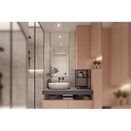 BAT-B0969 - Håndvaskarmatur til indbygning LUNGO mat sort