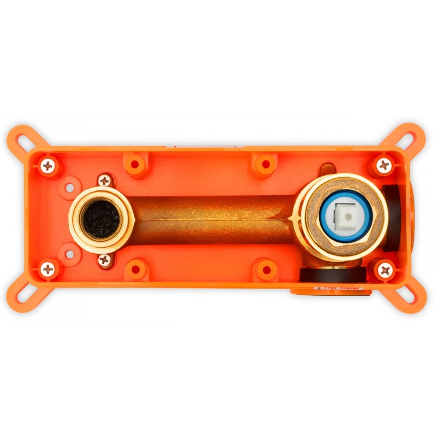 BAT-B0969 - Håndvaskarmatur til indbygning LUNGO mat sort