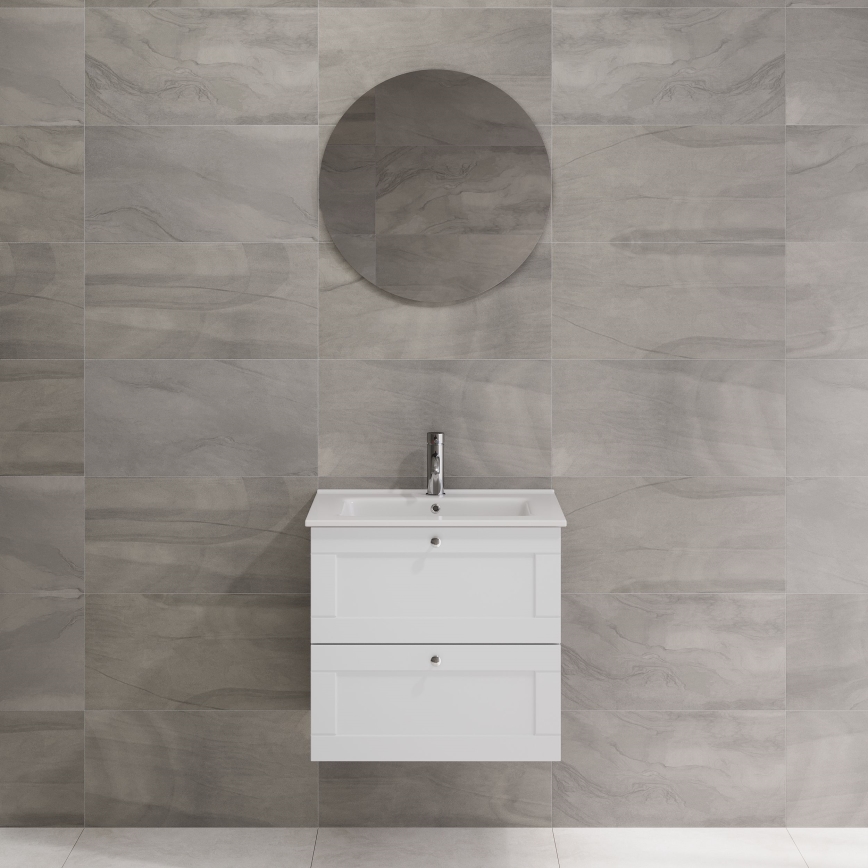 BATH DELUXE 01-060-00-58-00 - Badeværelsesspejl NORDBORG diameter 60 cm