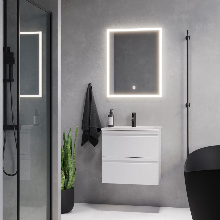 BATH DELUXE 01-060-07-58-00 - LED Badeværelsesspejl med lys FORNAES LED/14,3W/230V IP44