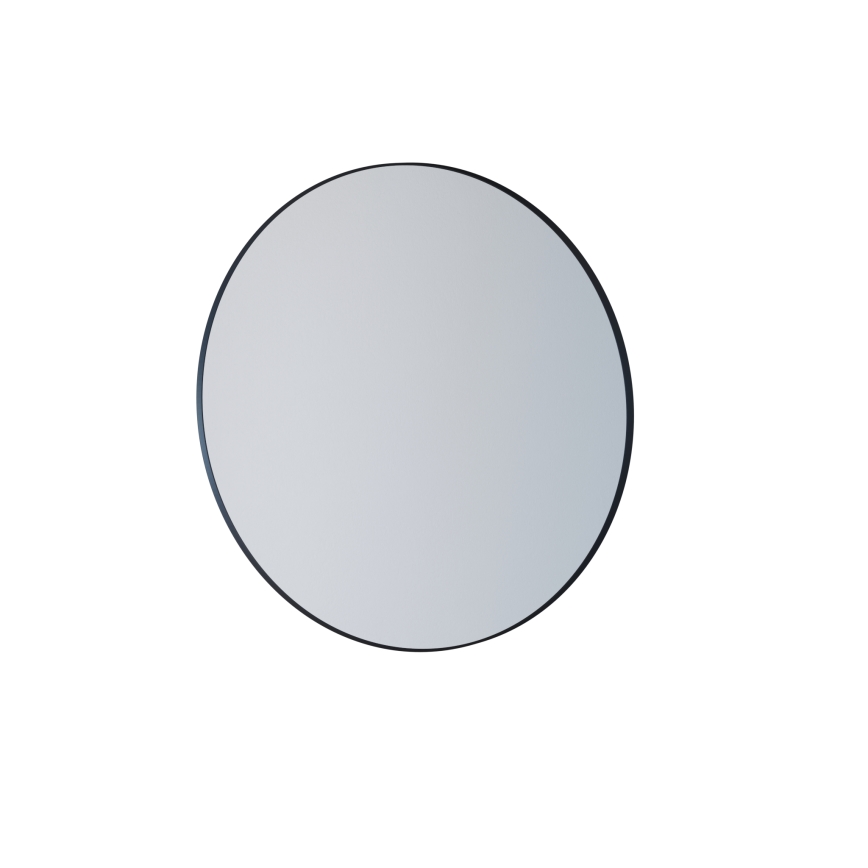 BATH DELUXE 01-060-09-02-00 - Badeværelsesspejl BORGSTED diameter 60 cm sort