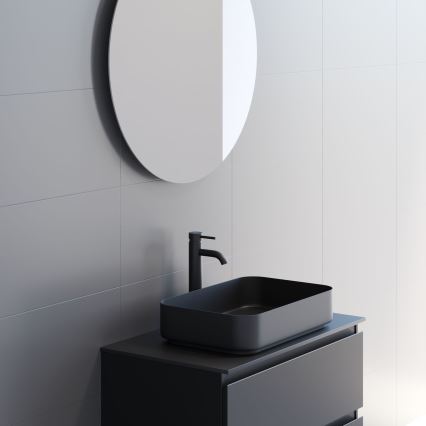 BATH DELUXE 01-080-00-58-00 - Badeværelsesspejl NORDBORG diameter 80 cm