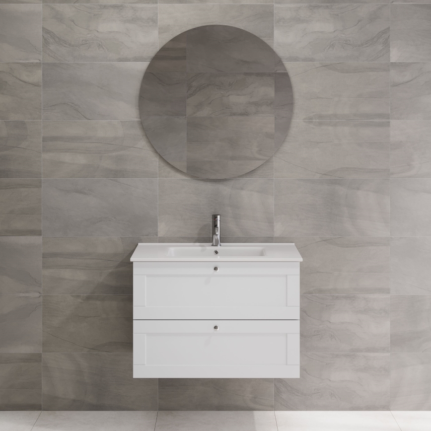 BATH DELUXE 01-080-00-58-00 - Badeværelsesspejl NORDBORG diameter 80 cm