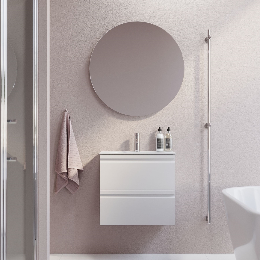 BATH DELUXE 01-080-00-58-00 - Badeværelsesspejl NORDBORG diameter 80 cm