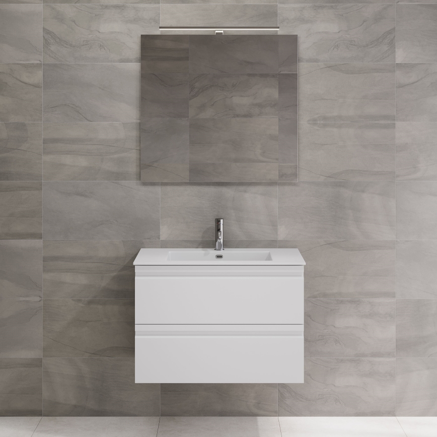 BATH DELUXE 01-080-01-58-00 - Badeværelsesspejl NORDBORG 80x75 cm