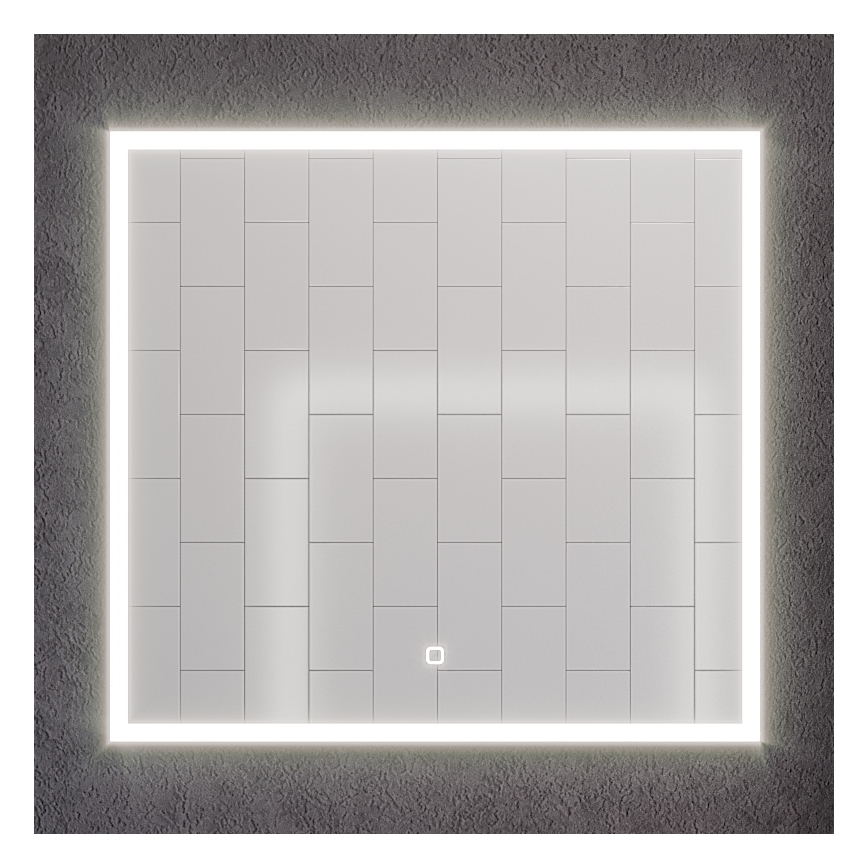 BATH DELUXE 01-080-07-58-00 - LED Badeværelsesspejl med belysning FORNAES LED/15,6W/230V IP44
