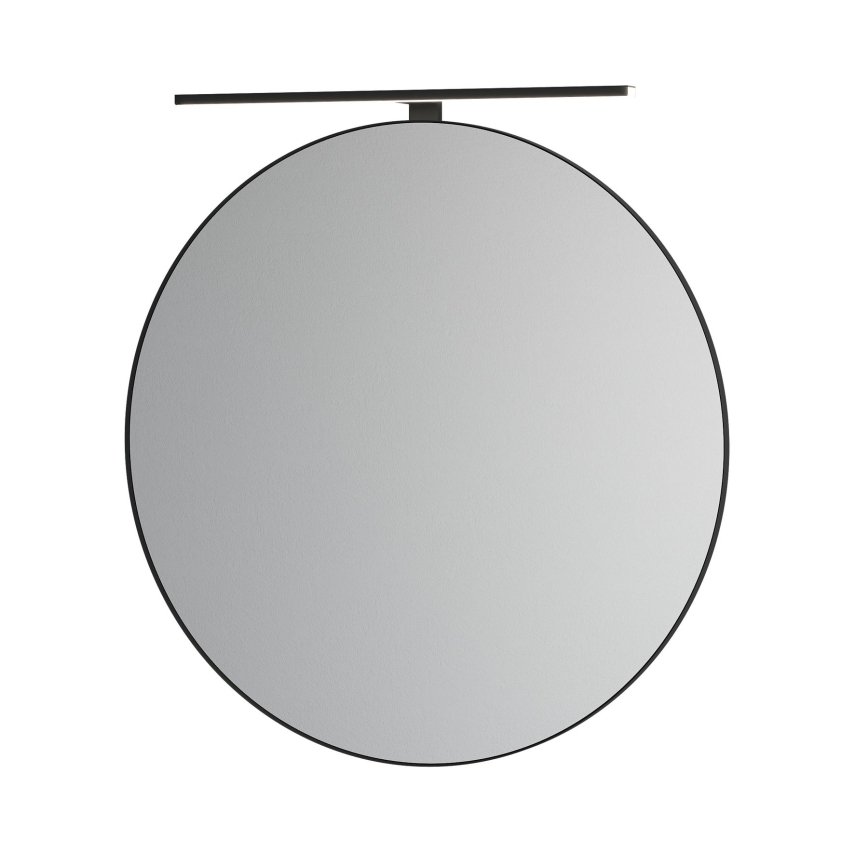 BATH DELUXE 01-080-09-02-00 - Badeværelsesspejl BORGSTED diameter 80 cm sort