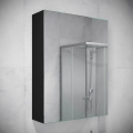 BATH DELUXE 02-050-63-02-01 - Badeværelsesskab m. spejl KENWOOD 65x50 cm mat sort