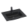BATH DELUXE 06-060-27-02-00 - Nedfældet håndvask HYGE 61x46 cm keramik/sort