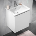 BATH DELUXE 09-050-63-01-01 - Badeværelsesskab med håndvask KENWOOD 51 cm mat hvid