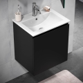 BATH DELUXE 09-050-63-02-01 - Badeværelsesskab med håndvask KENWOOD 51 cm mat sort