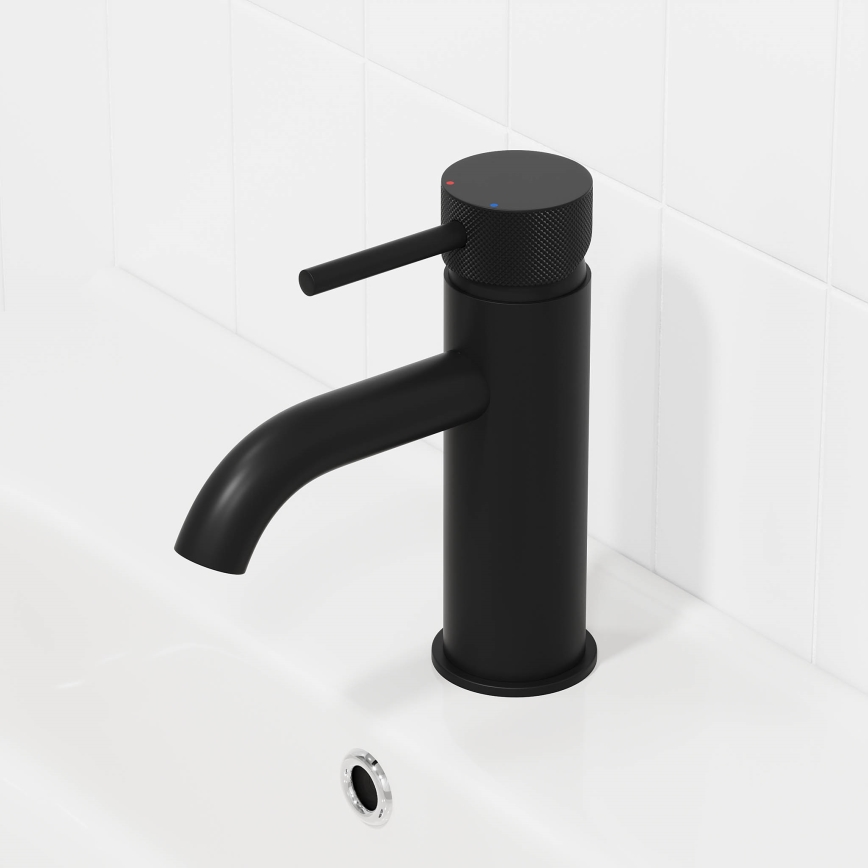 BATH DELUXE 28-005-03-02-00 - Hane ANHOLT 15,6 cm mat sort
