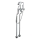 BATH DELUXE 28-108-01-60-00 - Fritstående badesæt med hane AEROSKOBING 106,3 cm skinnende krom