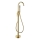 BATH DELUXE 28-114-01-64-00 - Fritstående badesæt med hane DRAGOR 116 cm skinnende messing