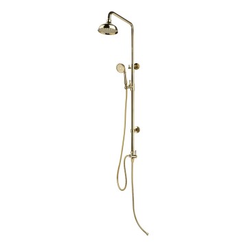 BATH DELUXE 31-120-04-64-00 - Brusesæt AEROSKOBING skinnende messing