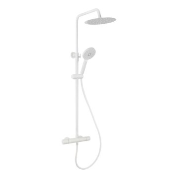 BATH DELUXE 31-120-05-01-00 - Brusesæt med termostathane DRAGOR mat hvid