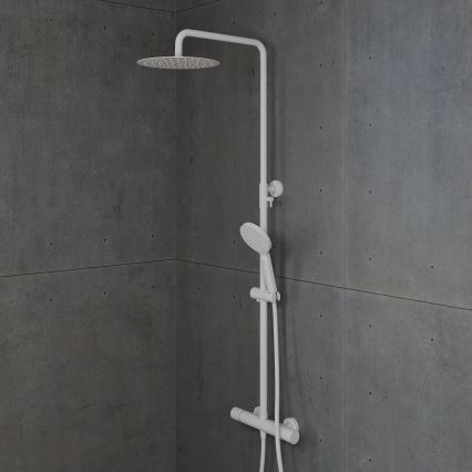 BATH DELUXE 31-120-05-01-00 - Brusesæt med termostathane DRAGOR mat hvid
