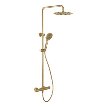 BATH DELUXE 31-120-05-70-00 - Brusesæt med termostathane DRAGOR børstet messing