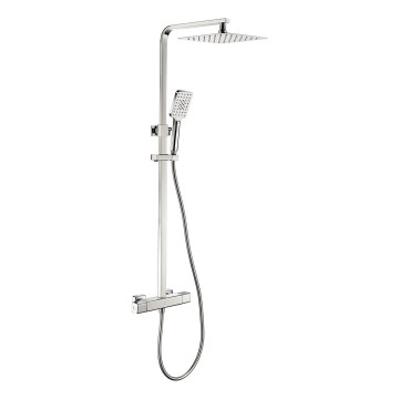 BATH DELUXE 31-120-06-60-00 - Brusesæt med termostathane NAESBY skinnende krom