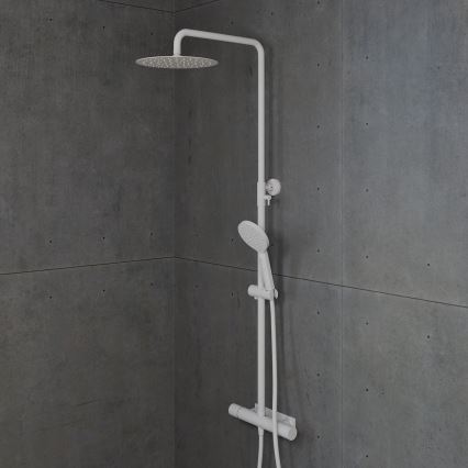 BATH DELUXE 31-120-07-01-00 - Brusesæt med termostathane DRAGOR mat hvid