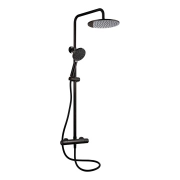 BATH DELUXE 31-120-07-02-00 - Brusesæt med termostathane DRAGOR mat sort