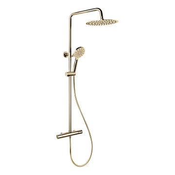 BATH DELUXE 31-120-07-64-00 - Brusesæt med termostathane DRAGOR skinnende messing