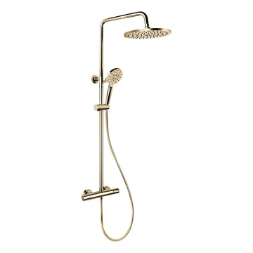 BATH DELUXE 31-120-08-64-00 - Brusesæt med termostathane DRAGOR skinnende messing