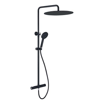 BATH DELUXE 31-120-09-63-00 - Brusesæt med termostathane DRAGOR mat sort