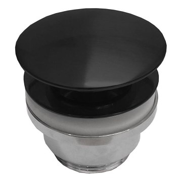 BATH DELUXE 33-004-05-02-04 - Afløb til håndvask RODBY diameter 6,6 cm sort