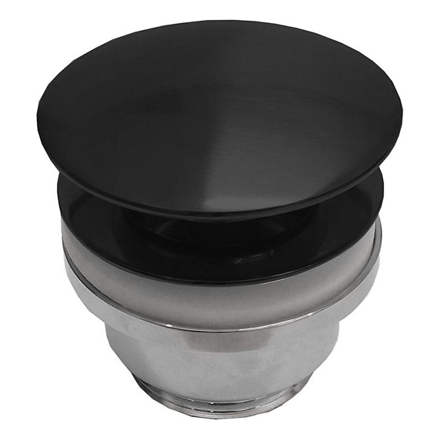 BATH DELUXE 33-004-05-02-04 - Afløb til håndvask RODBY diameter 6,6 cm sort