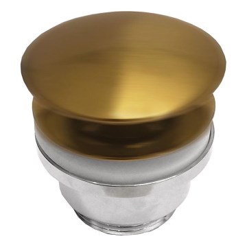BATH DELUXE 33-004-05-70-04 - Håndvask waste RODBY diameter 6,6 cm børstet messing