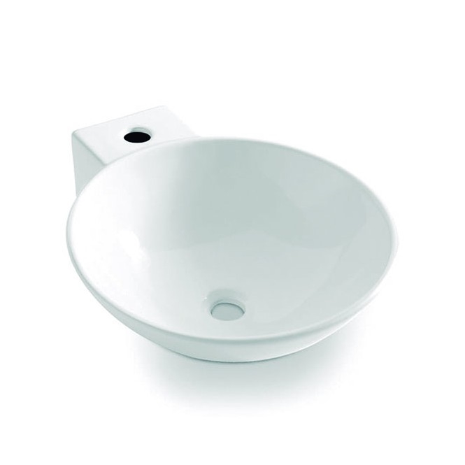 Bathco 0028 - Håndvask til bordplade BAYONA 42x50,5 cm porcelæn/hvid