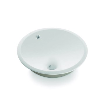 Bathco 0052 - Indfældet håndvask CERDENA Ø 38 cm porcelæn/hvid