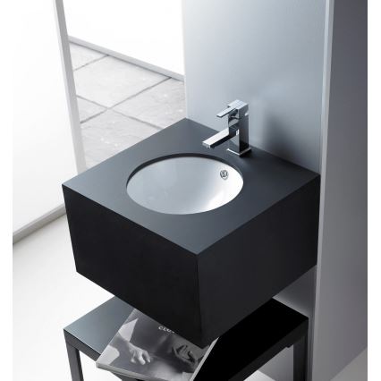 Bathco 0052 - Indfældet håndvask CERDENA Ø 38 cm porcelæn/hvid