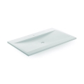 Bathco 0506 - Nedfældet håndvask MANHATTAN 100 x 45 cm, harpiks/hvid