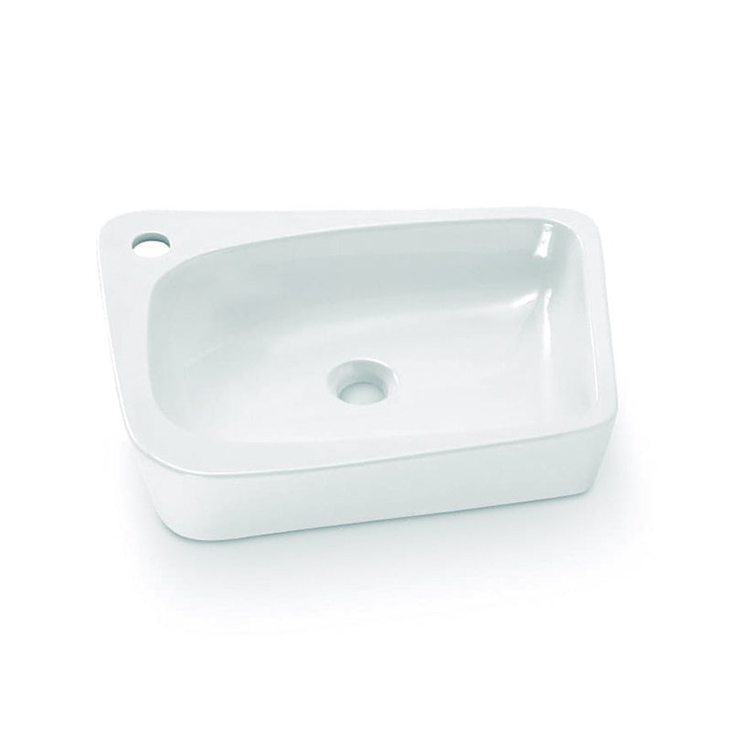 Bathco 4001 - Håndvask til bordplade ARAGON 50x40,5 cm porcelæn/hvid